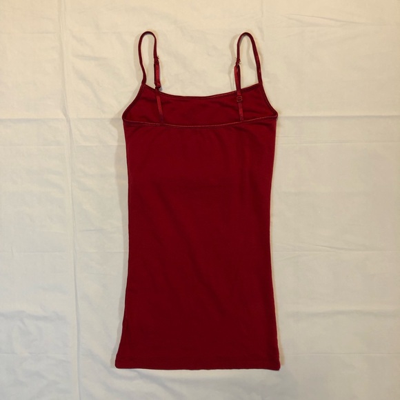 Aeropostale Women’s Adjustable Strap Pullover Stretch Red Tank Tops XS - Picture 6 of 8